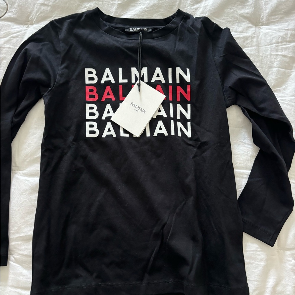 Balmain Boys Long Sleeve Shirt